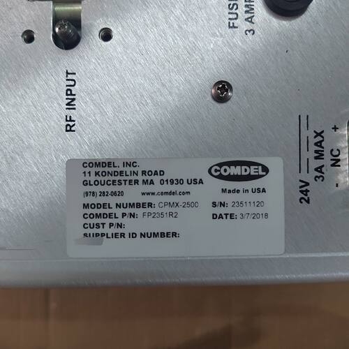 议价COMDEL射频匹配器CPMX2500FP2351适用