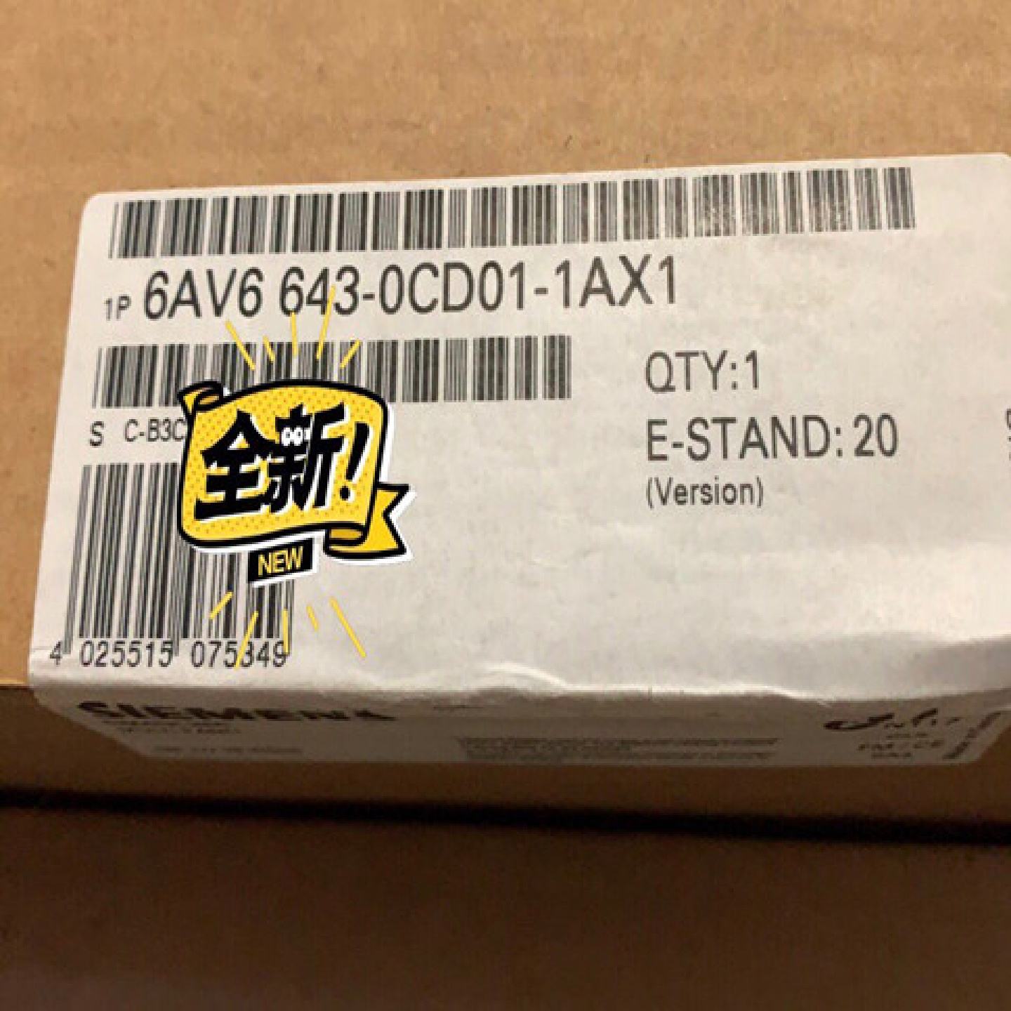 议价6AV6643-0DD01-1AX1全新MP 277 10寸触摸屏6AV6 643-ODDO1-1A