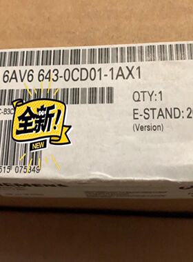 议价6AV6643-0DD01-1AX1全新MP 277 10寸触摸屏6AV6 643-ODDO1-1A
