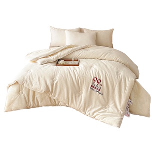 品牌同款新品99%全棉大豆纤维棉质冬被拉链子母被春秋被加厚被芯