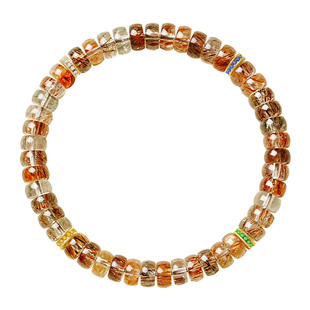 宫里上新黑金超七手串女款天然正品水晶手链高级感生日礼物送女生