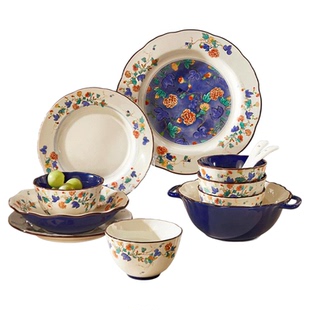 墨色高颜值陶瓷米饭碗家用2026新款中式吃饭小碗好看的汤面碗盘子