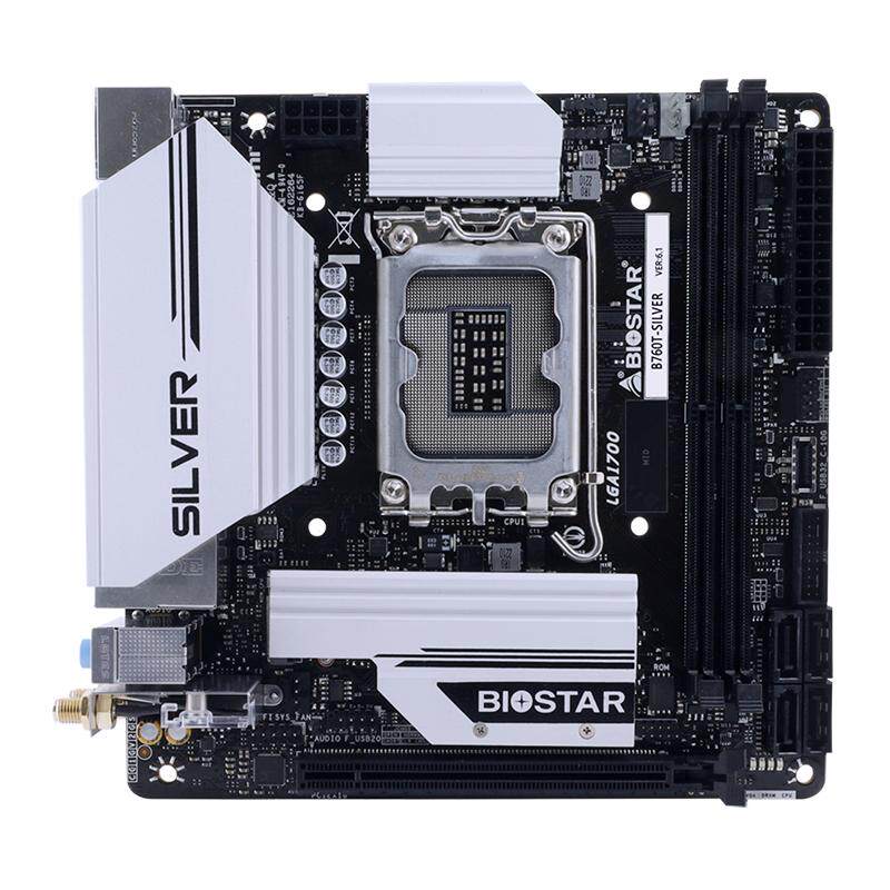 映泰B760NH-E主板DDR5ITX M.2;PCIE5.0支持CPU13600K/14600