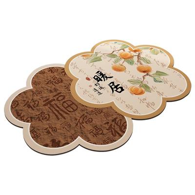 花朵异形浴室吸水地垫卫生间新款