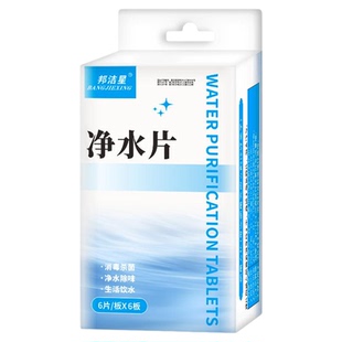 邦洁星净水片户外应急溪水湖水水消毒杀菌除虫除臭净化直饮食品级