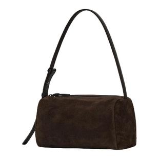 Facade Pattern韩国25冬季复古褶皱女圆筒包小众腋下包MUSINSA