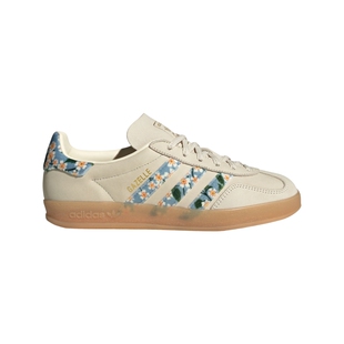 LIBERTY LONDON联名GAZELLE INDOOR T头鞋女adidas阿迪达斯三叶草