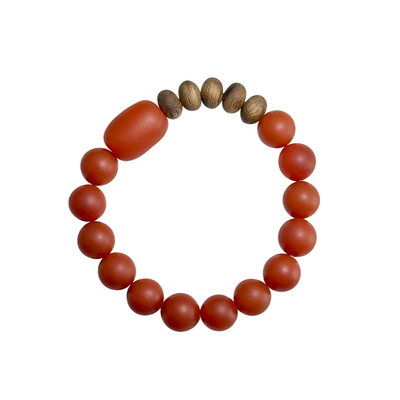 鸿运当头好运连连红玛瑙奇楠沉香