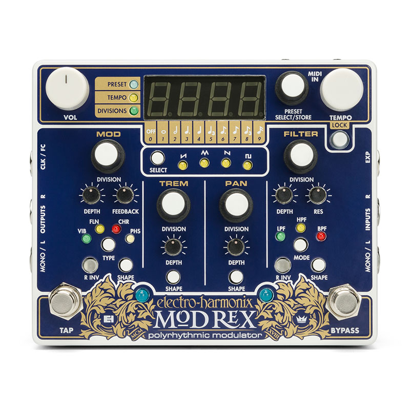 EHX Mod Rex 多功能周边多模式节奏调制专业单块效果器电吉他