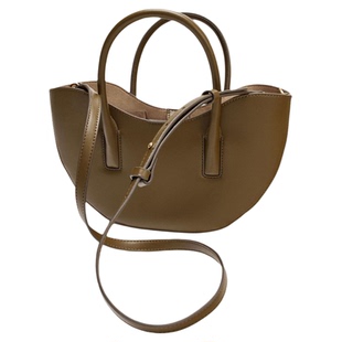 2026秋季新品女包包 时尚百搭高级质感椭圆形迷你手提购物托特包