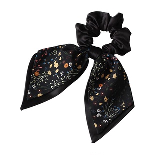 川野蝴蝶结小花发圈2025新款高端头绳扎头发橡皮筋高弹力耐用发绳