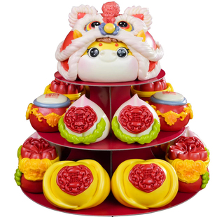 马年暴富山东大馒头胶东花饽饽纯手工过年花样面点馒头花馍馍礼盒