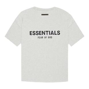 阿伦777 Fear of God FOG Essentials 21ss背后字母logo短袖T恤男