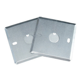 86型金属接线盒盖板开关暗盒盖板插座底盒面板铁线盒盖板八角盖板