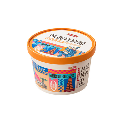 岐山天缘陕西片片面6桶免煮速食