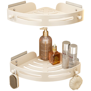 卫生间置物架浴室三角架免打孔壁挂厕所洗手间洗漱台墙上收纳架子