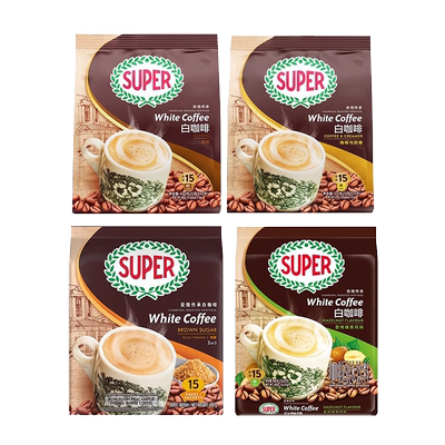 马来西亚进口super炭烧白咖啡