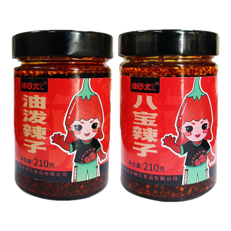 辣西北八宝辣子210g瓶装夹馍拌饭