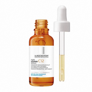 欧洲直邮La Roche Posay理肤泉维C12抗氧精华液30ML 24年新版正品