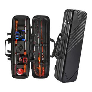 钓哈哈渔轮免拆渔具包桥钓筏钓冬钓杆包多功能冰钓竿包硬壳鱼竿包