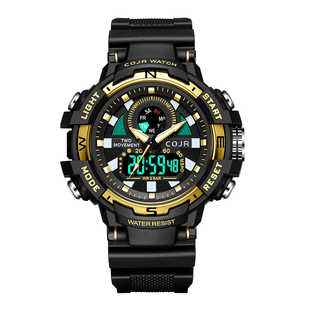 马年限定手表男款初中学生高中男生青少年儿童运动防水机械电子表