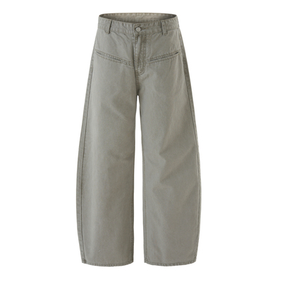 ISTURE 美式复古vintage水洗珠帆弯刀工装裤男女宽松休闲阔腿长裤