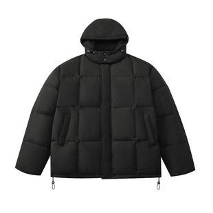 MAD官方 | 90绒美式潮牌面包服冬季保暖外套短款加厚连帽羽绒服男