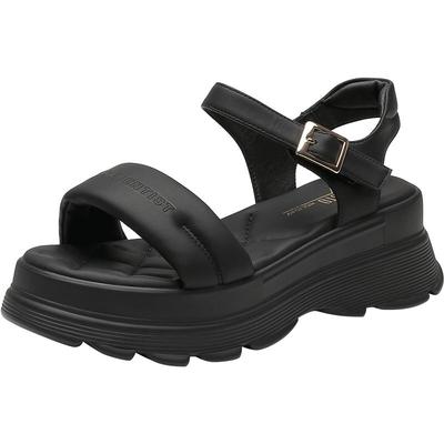 运动凉鞋时尚休闲平底高跟