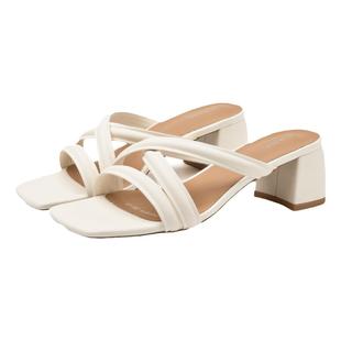 奥康女鞋2025新款时尚高级感罗马沙滩凉拖女舒适软底方根休闲拖鞋