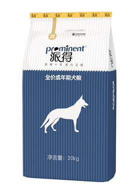 派得狗粮20kg公斤通用型成犬正品