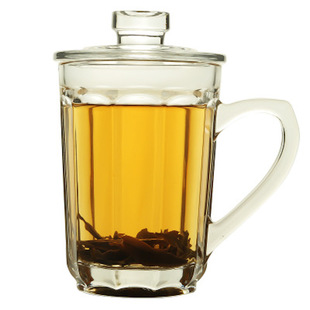 【好奇五先生】scybe喜碧玻璃杯 高硼硅加厚耐热透明水杯带杯盖