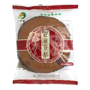 峰仔 红糖发糕 龙游发糕正宗红枣糕400g传统点心加热即食早餐米糕