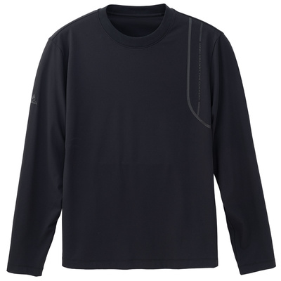 MrBu布先生纯色圆领长袖t恤男2025秋冬新款休闲亲肤上衣PT16733