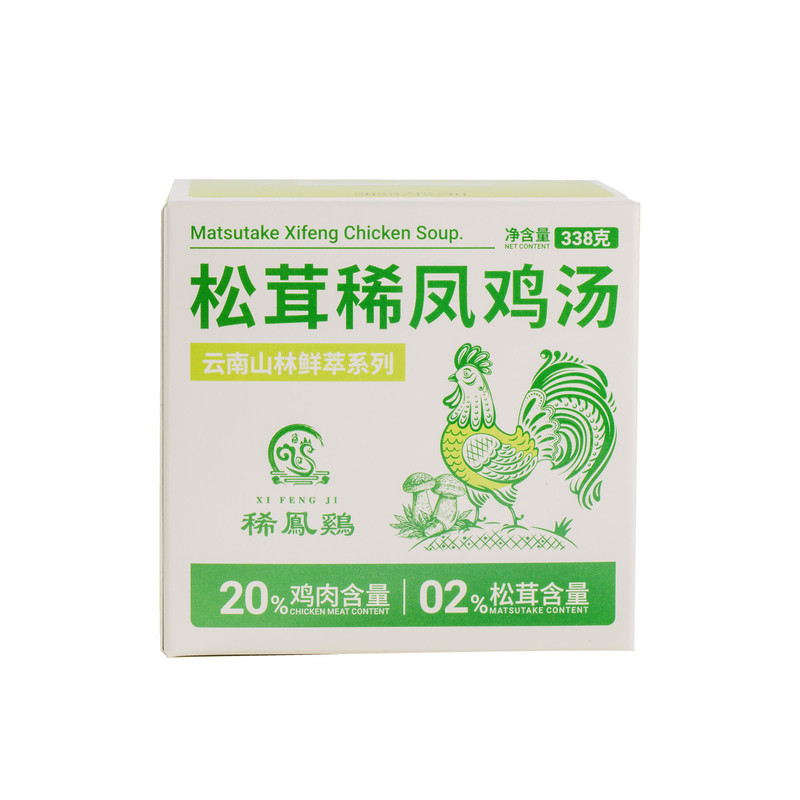 凯壮松茸稀凤鸡汤自热速食汤方便