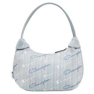 Champion冠军官方老花腋下包女牛仔丹宁包单肩包牛角包休闲小拎包