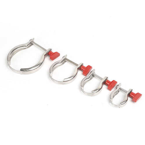 304不锈钢KF真空弹簧卡箍 管夹抱喉箍管道 快装防脱防震KF16-KF50