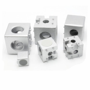 欧标151520203030404045两通三通直接连接件二通拐角连接块铝型材