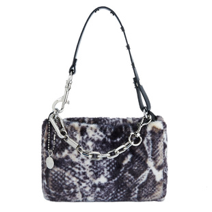 HIDDENNOTES/辣妹单肩手提腋下包高级感 蛇纹蟒纹链条手机包