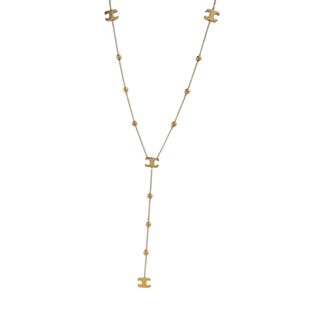 不掉色凯旋门项链毛衣链轻奢高级感长款女款2025新款双层秋冬百搭