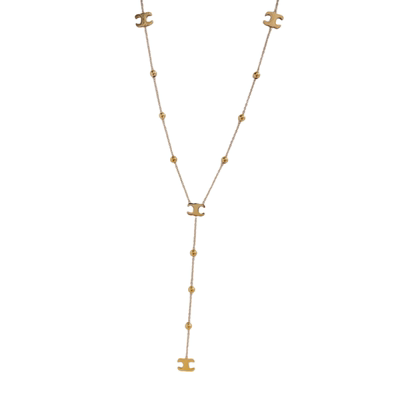 主播各种搭配的长款项链毛衣链