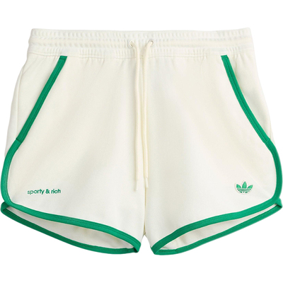 Adidas/阿迪达斯正品夏季女士休闲运动系带松紧腰复古短裤JL7192