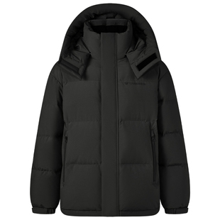 坦博尔可脱卸帽羽绒服男生冬季2025新款短款宽松加厚休闲宽松外套