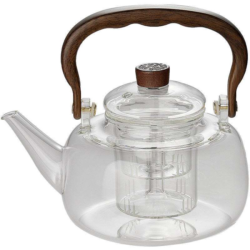 玻璃煮茶壶家用耐热加厚提梁壶围茶壶