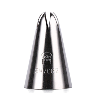 三能SN7081大小曲奇玫瑰裱花嘴 6齿奶油挤花嘴SN7082 SN7083 7084