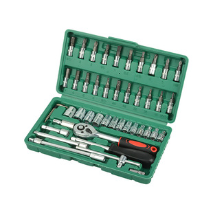 套筒扳手工具汽修套装快速棘轮扳手小飞套管修车万能组合维修大全