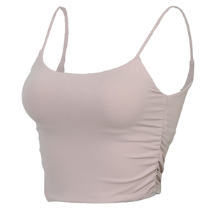 高级感运动背心女细肩带长款可外穿瑜伽文胸普拉提训练服上衣bra