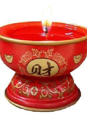 招财福旺家用长明供灯酥油蜡烛