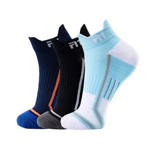 泰昂taan运动袜男款夏季防滑提耳网孔透气毛巾底吸汗短袜袜子男袜