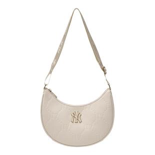 MLB官方 暗纹老花时尚斜挎可调节单肩包25春夏新款CRMD7/CRM05