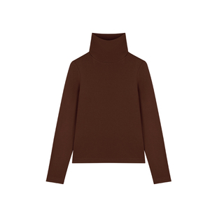 Amybaby女童上衣春季2026新款百搭修身基础款显瘦纯色上衣打底衫